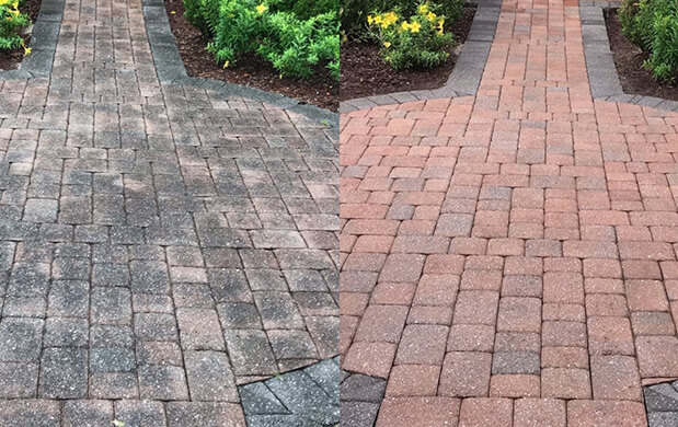 Paver Cleaning and Sealing